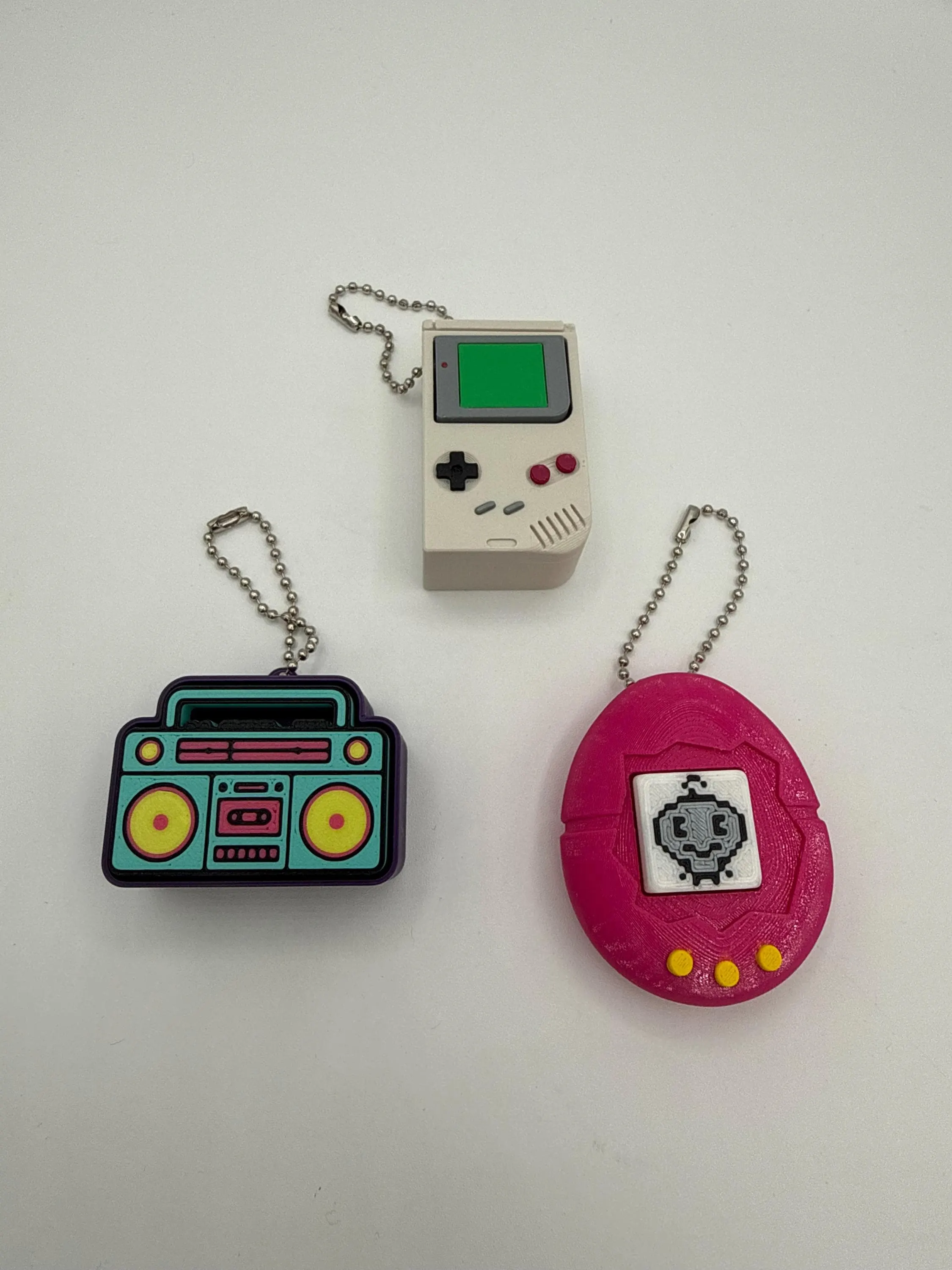 90s Handheld  Fidget Clicker Keychains