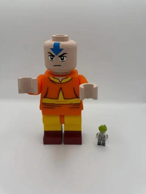 Aang The Last Air Bender Large Scale 8.5"- 9.5" Big Fig