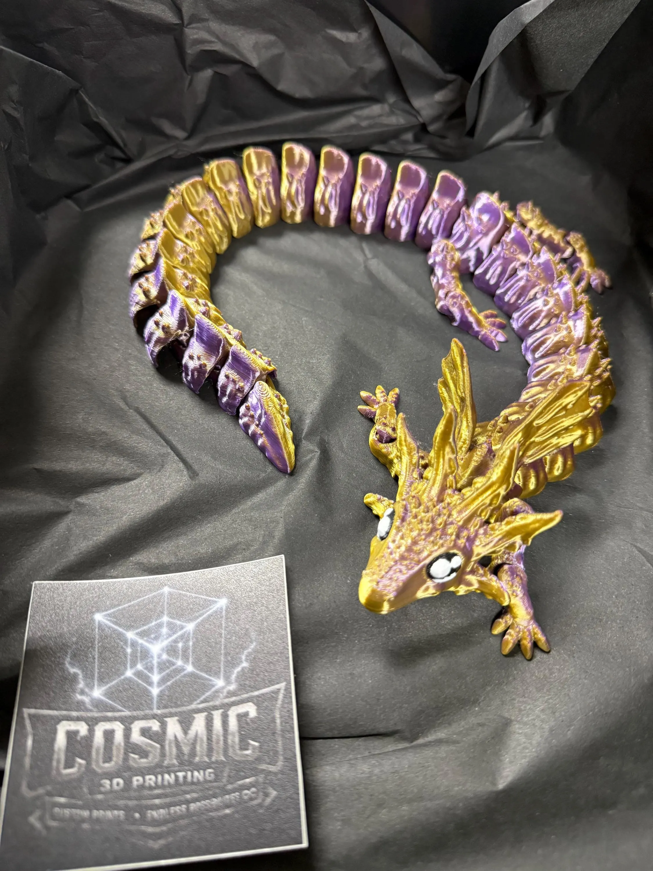 Articulating Axolotl Dragon, view 3
