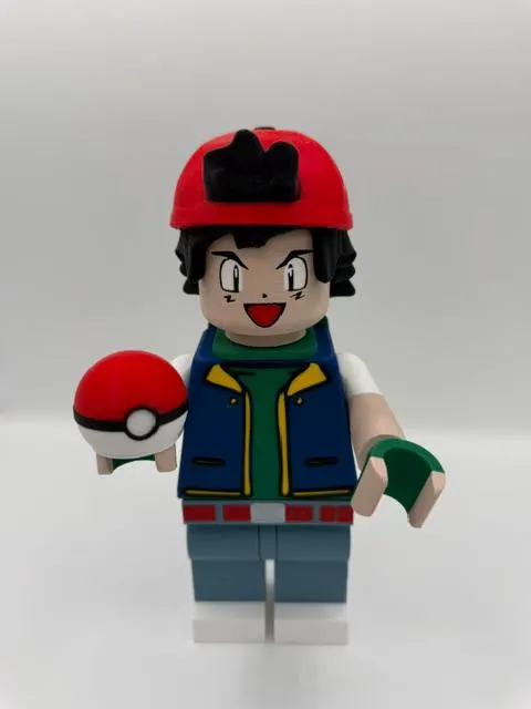 Ash Ketchum Pokemon Large Scale 8.5"- 9.5" Big Fig