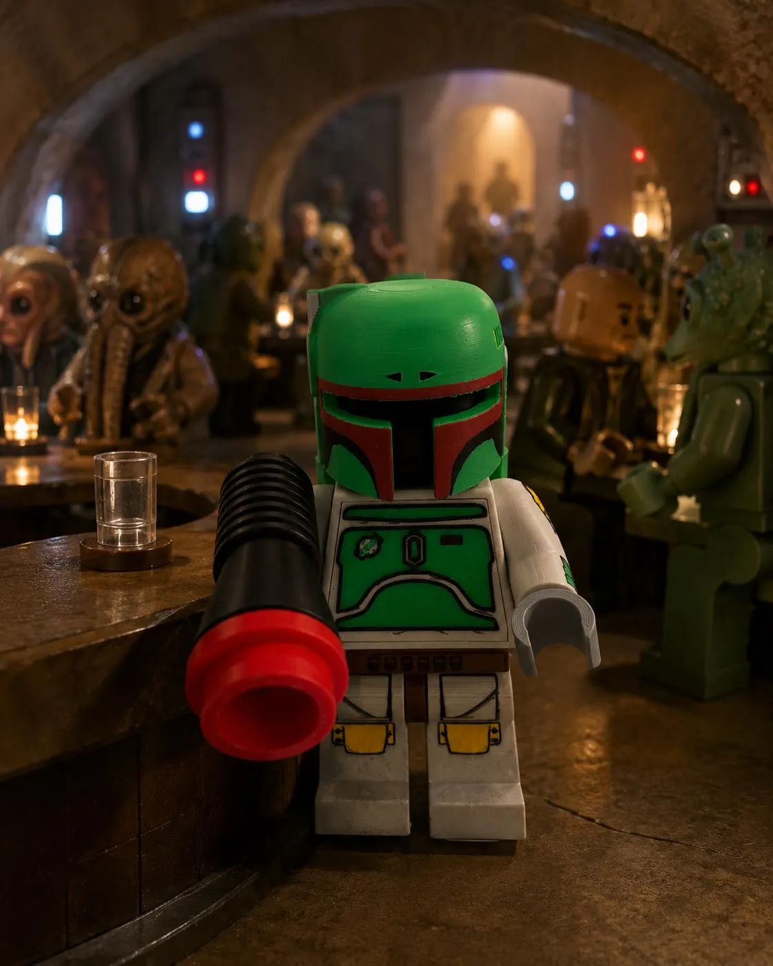 Cloud City Boba Fett Large Scale 8.5"- 9.5" Big Fig