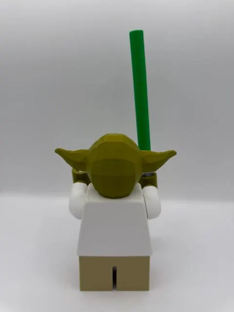 Custom I Love NY Yoda Large Scale 8.5"- 9.5" Big Fig, view 3