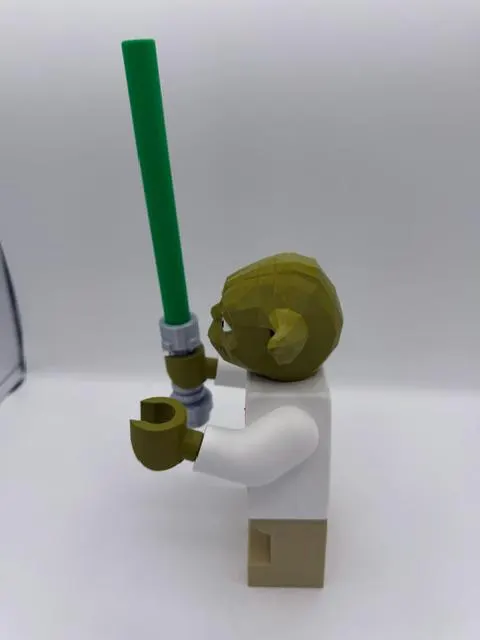 Custom I Love NY Yoda Large Scale 8.5"- 9.5" Big Fig, view 2