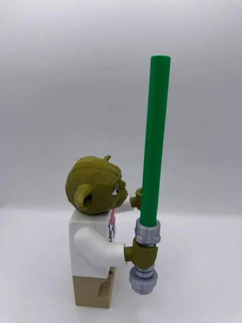 Custom I Love NY Yoda Large Scale 8.5"- 9.5" Big Fig, view 4