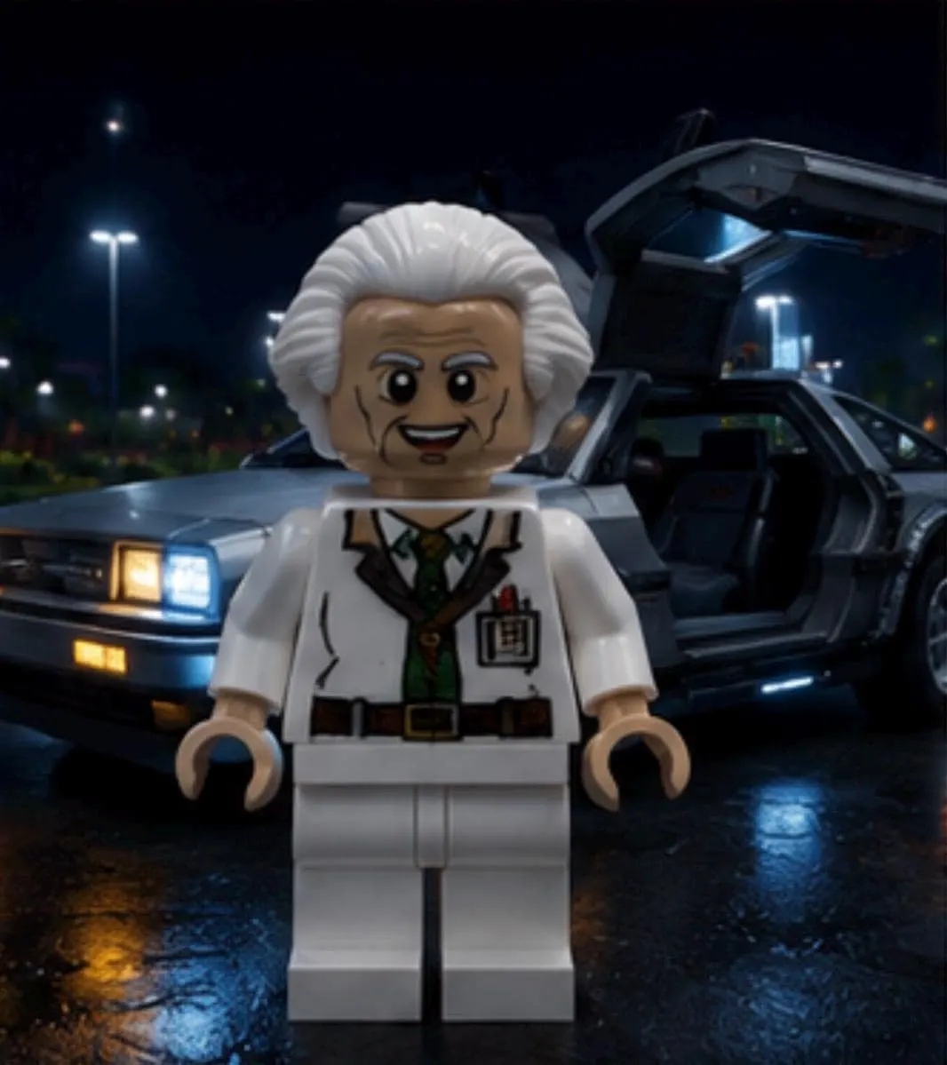 Doc Brown Large Scale 8.5"- 9.5" Big Fig (Back to the Future)