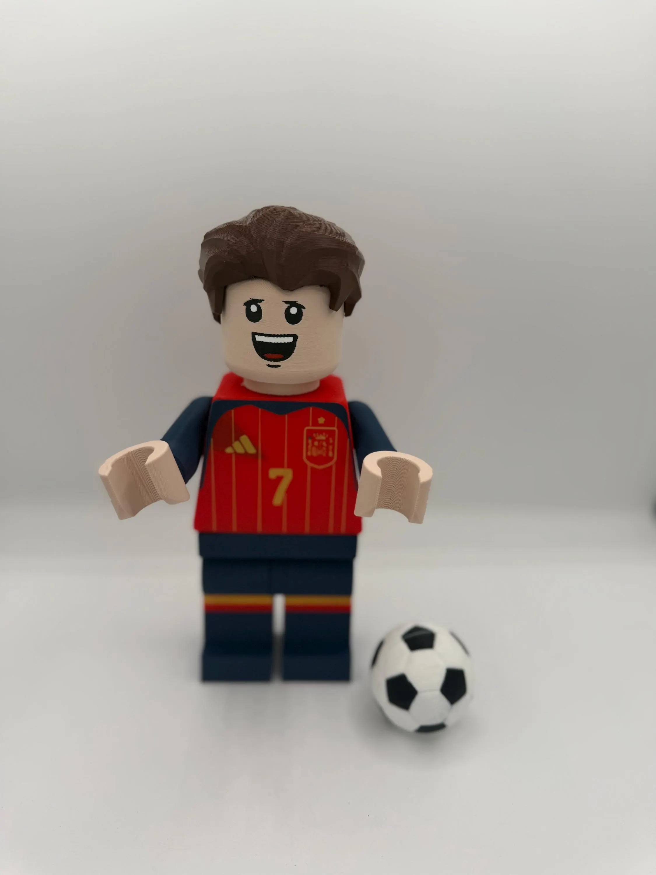 Ferran Torres Spain Soccer Player Large Scale 8.0"- 9.5" Big Fig, view 2