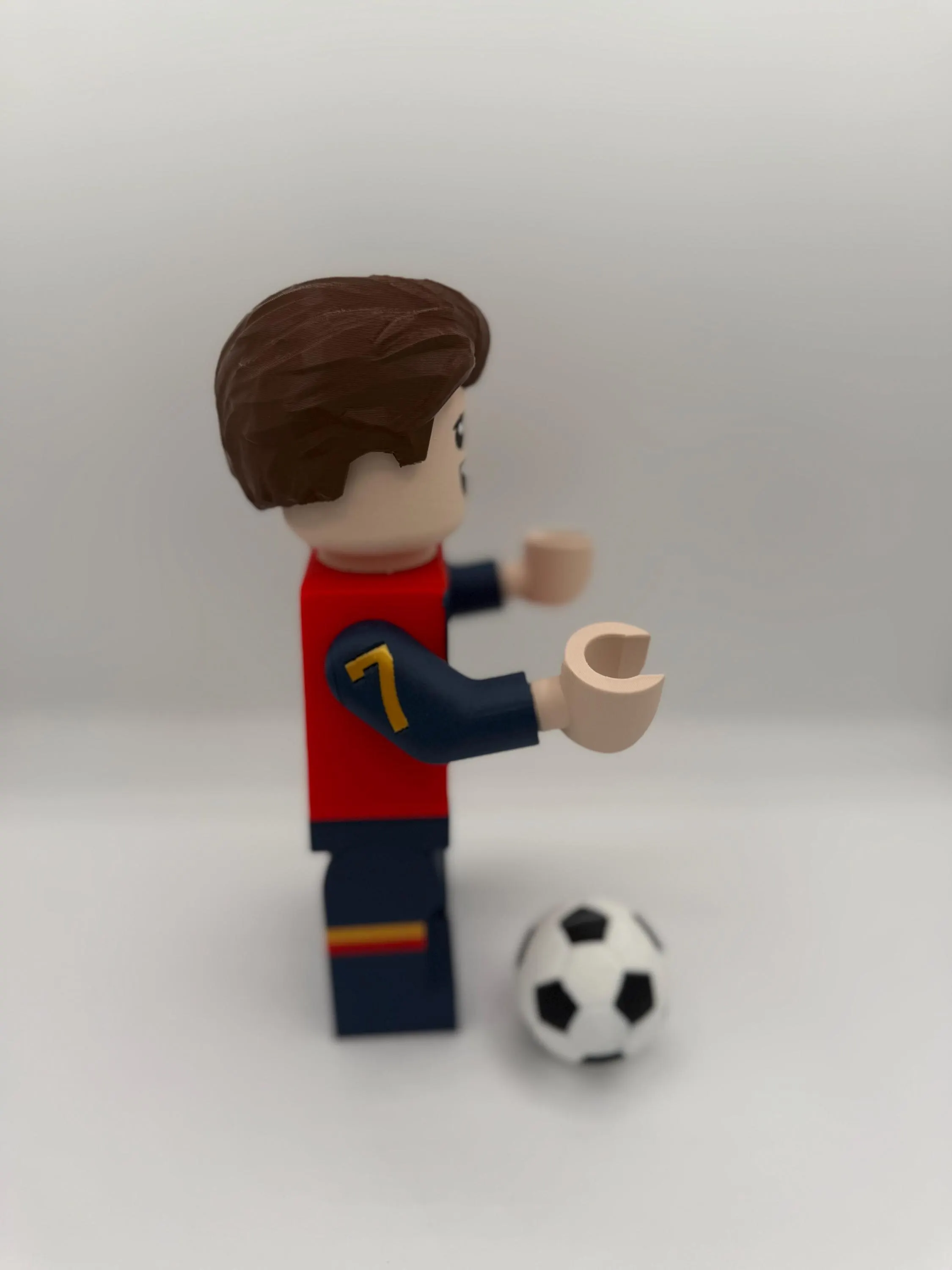 Ferran Torres Spain Soccer Player Large Scale 8.0"- 9.5" Big Fig, view 5