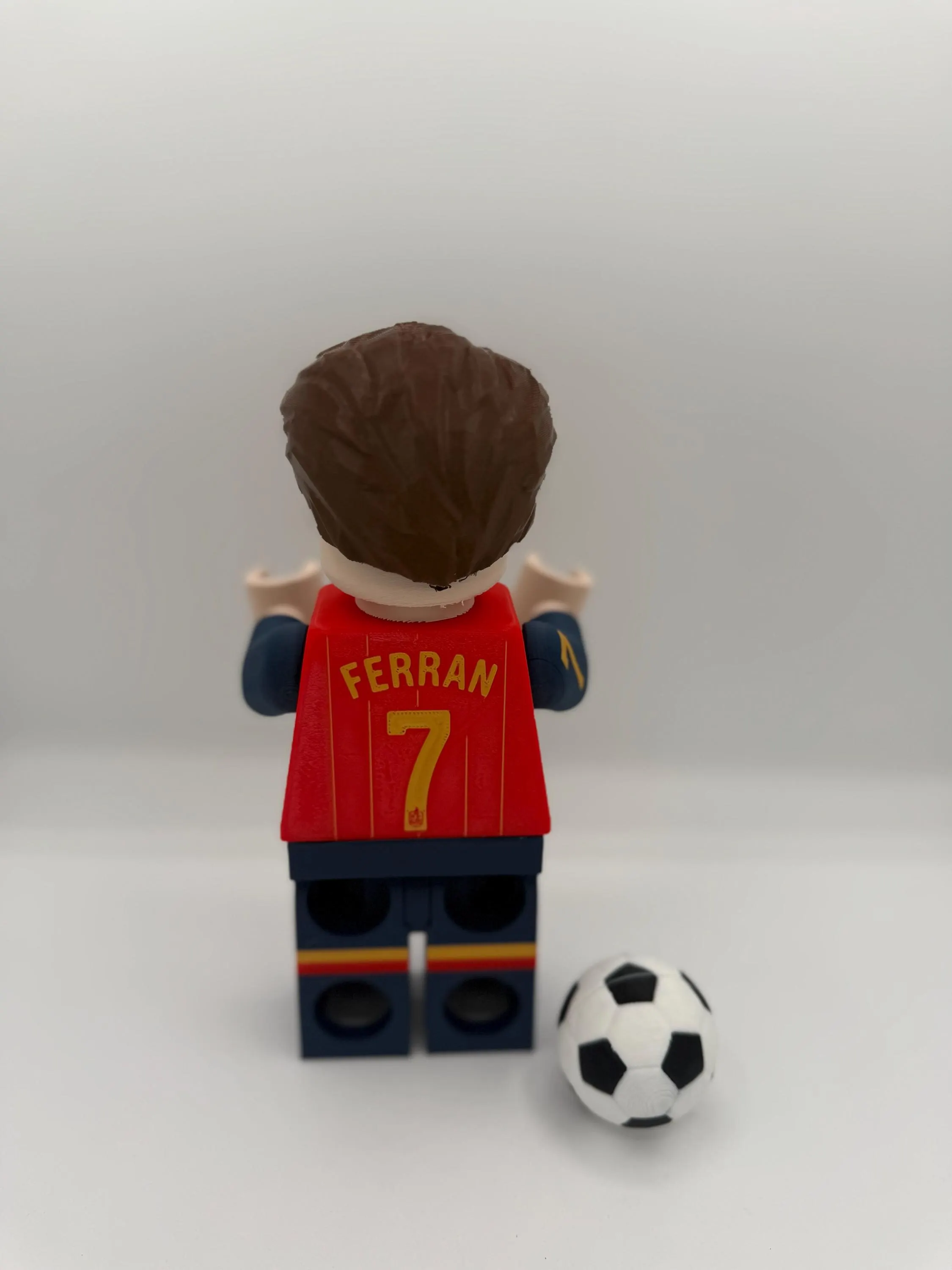 Ferran Torres Spain Soccer Player Large Scale 8.0"- 9.5" Big Fig, view 4