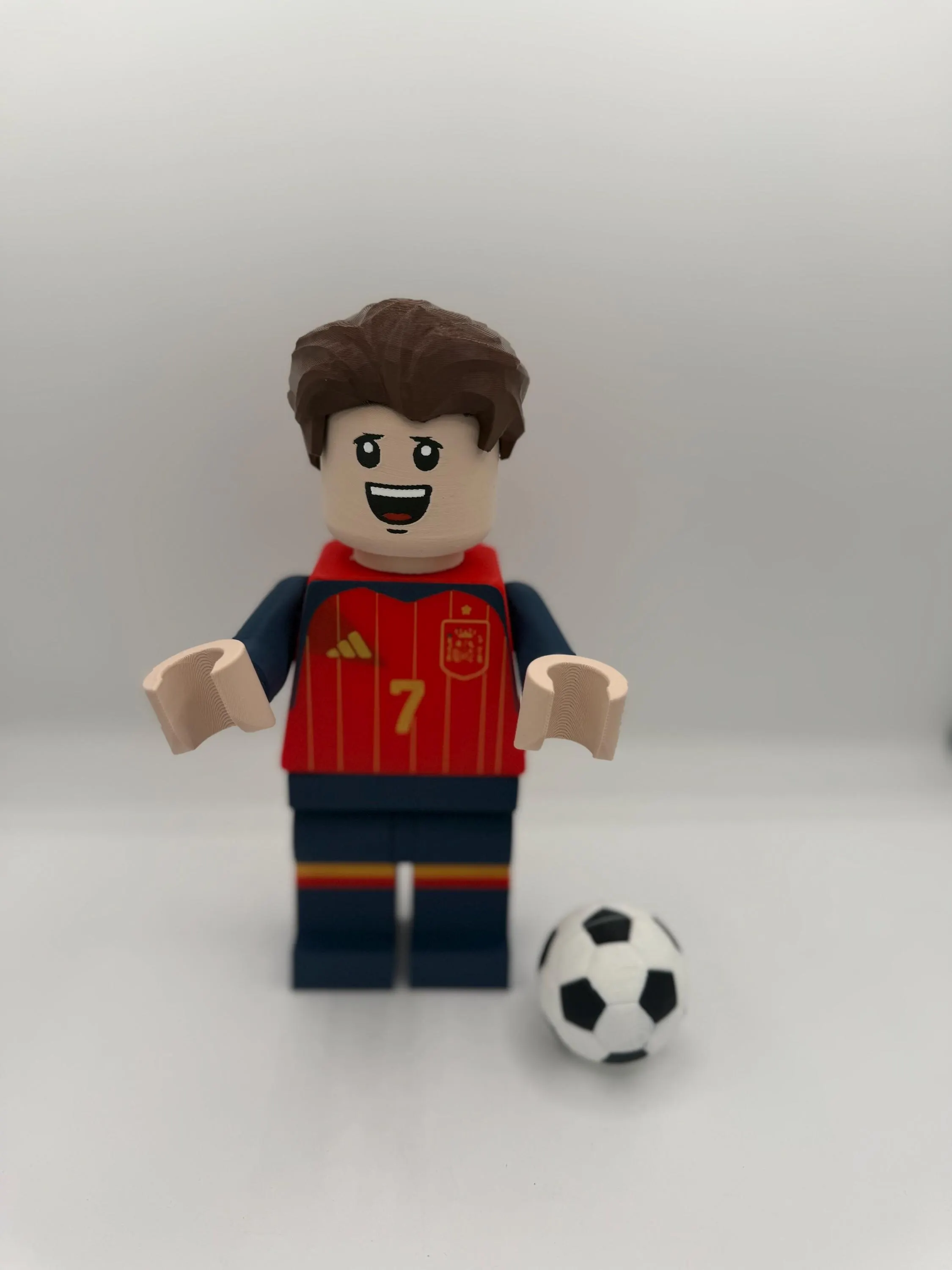 Ferran Torres Spain Soccer Player Large Scale 8.0"- 9.5" Big Fig, view 2