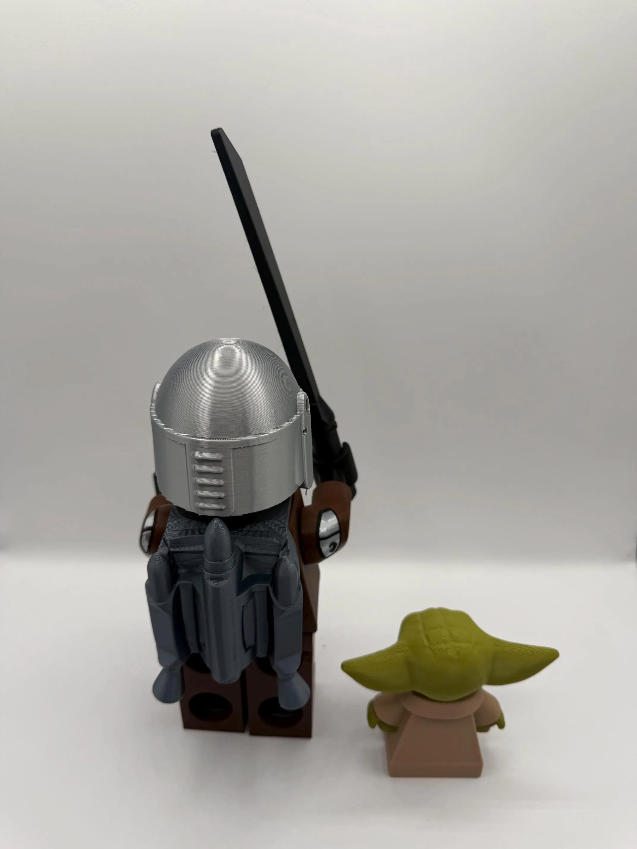 Mando & Grogu Large Scale 8.5"- 9.5" Big Fig, view 4