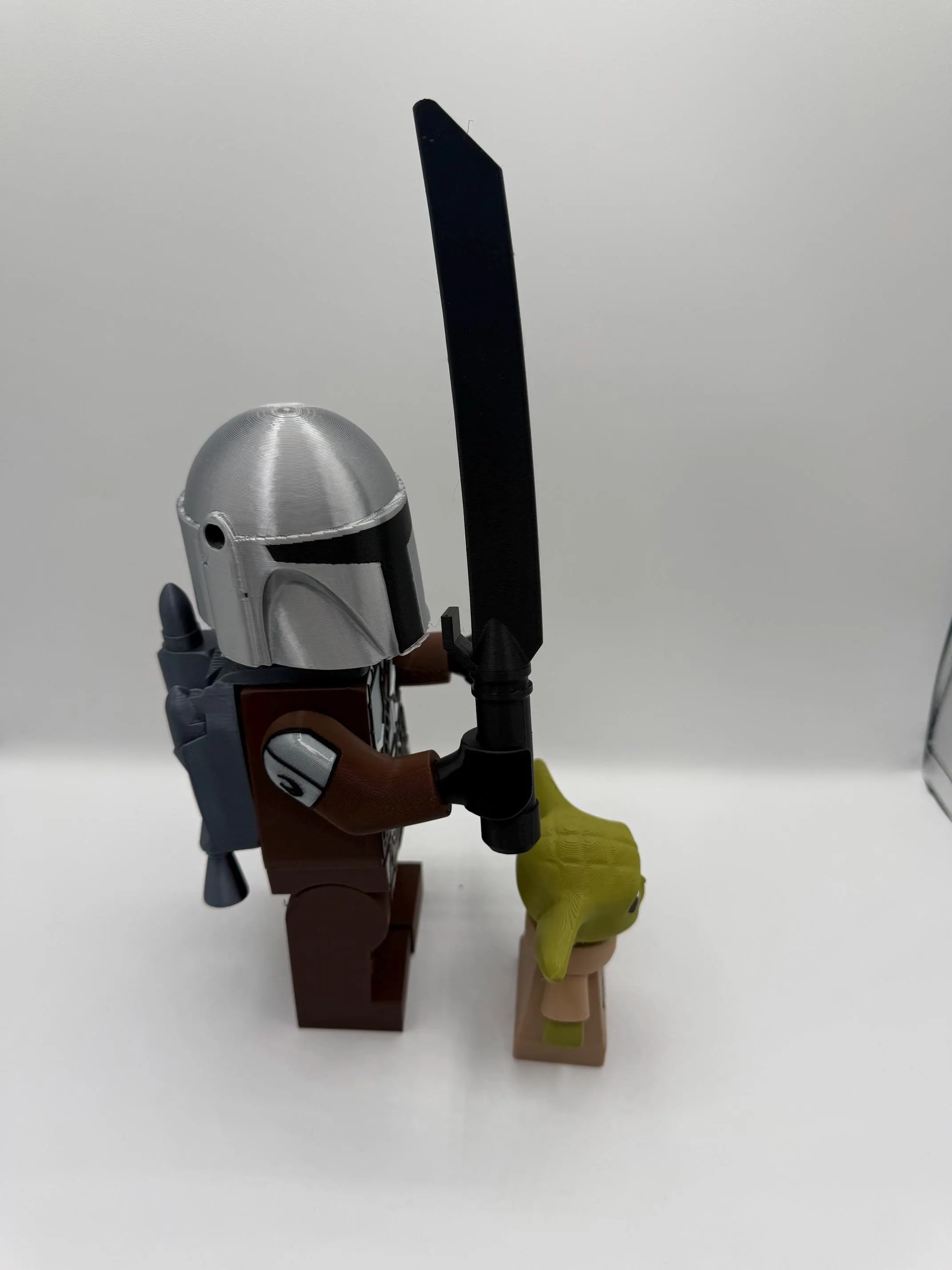 Mando & Grogu Large Scale 8.5"- 9.5" Big Fig, view 5
