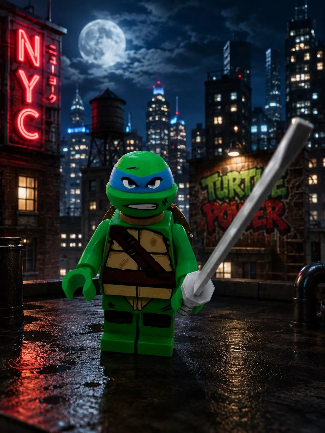 Ninja Turtle Donatello 8.5"- 9.5" Big Fig
