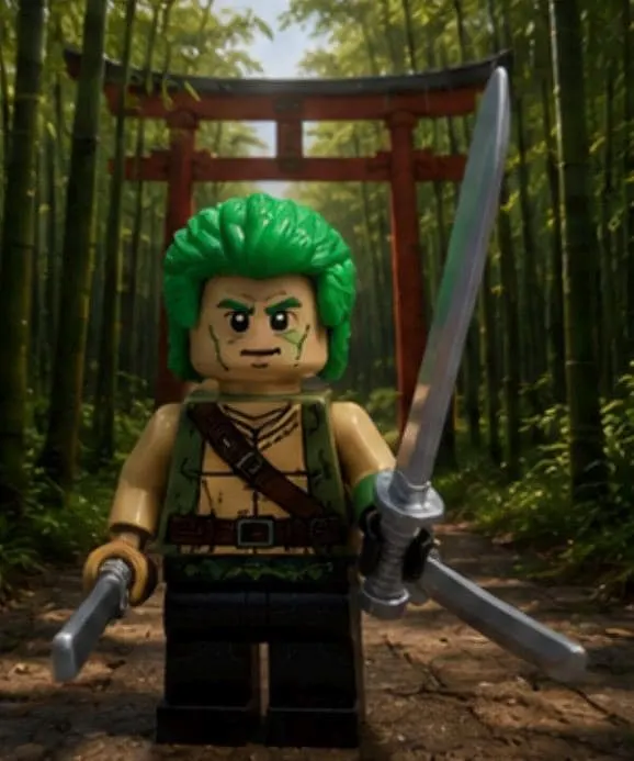 One Piece Zoro Large Scale 8.5"- 9.5" Big Fig