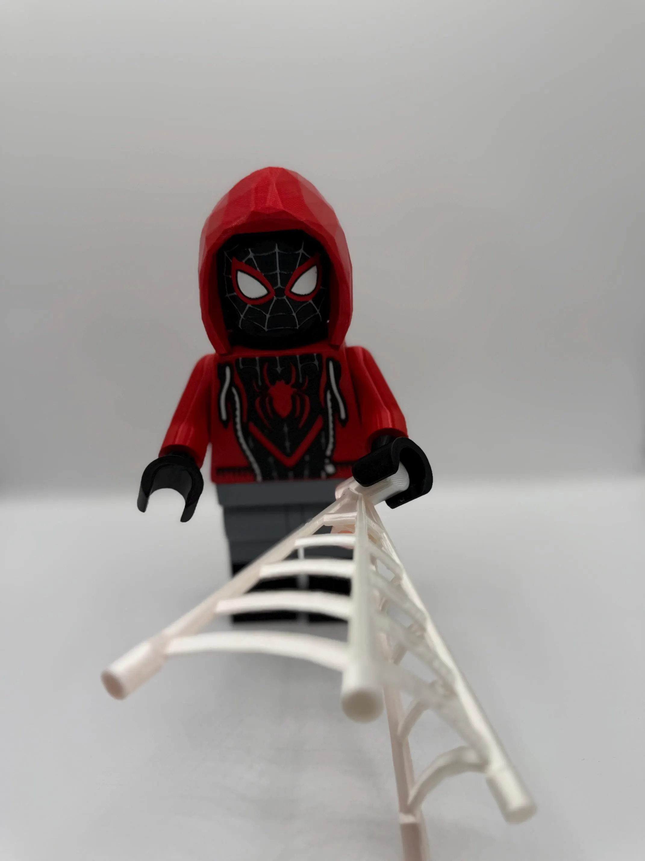 Spiderman Miles Morales Large Scale 8.5"- 9.5" Big Fig, view 2
