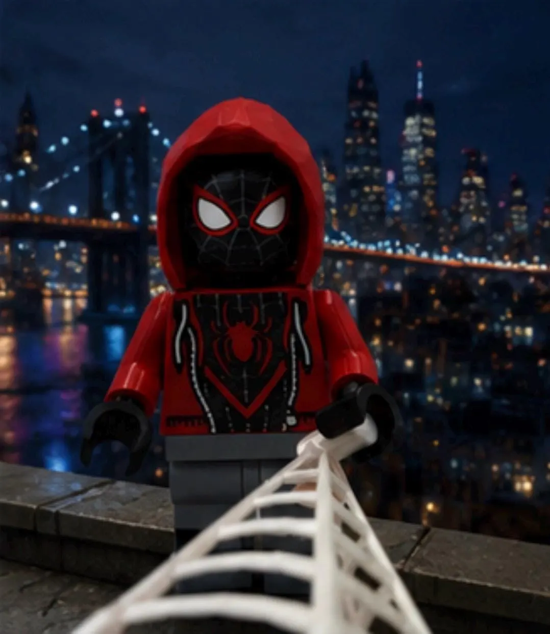 Spiderman Miles Morales Large Scale 8.5"- 9.5" Big Fig