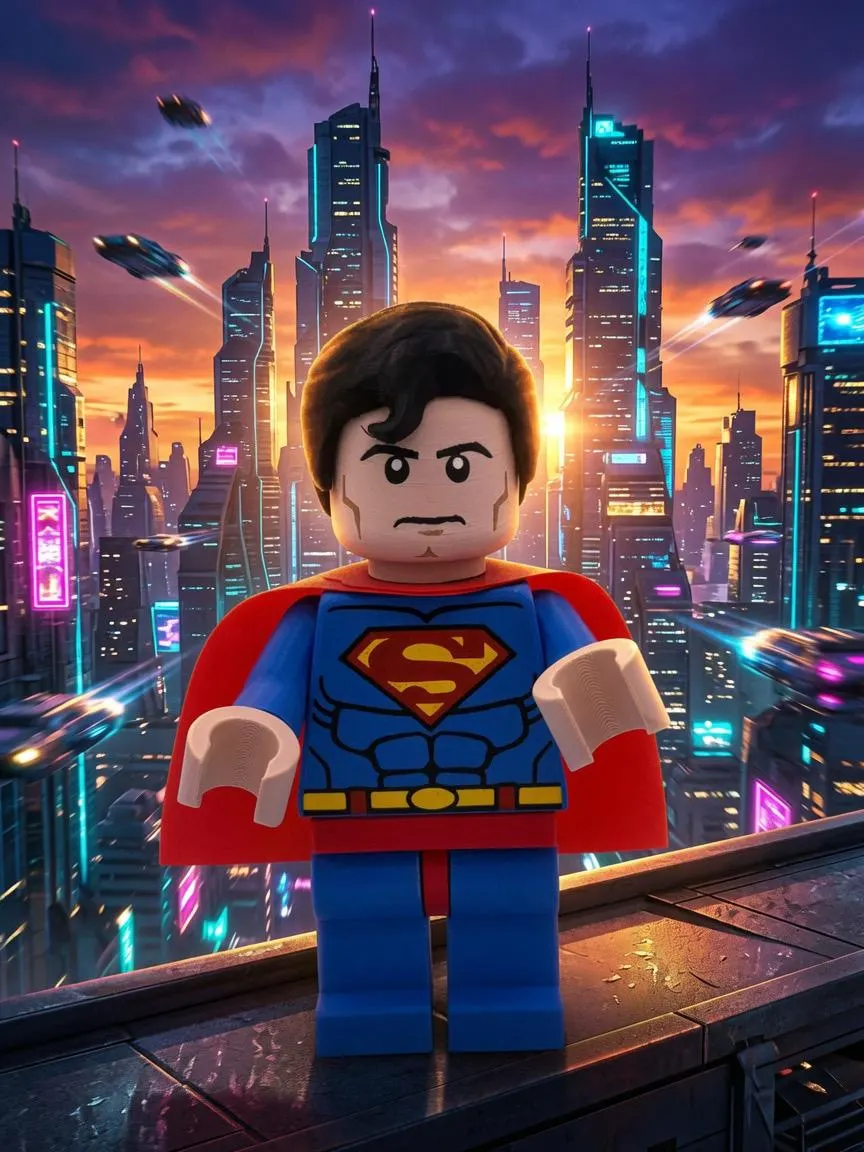 Superman Large Scale 8.5"- 9.5" Big Fig